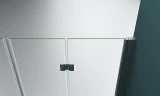 Душевая дверь BelBagno Albano 160 ALBANO-BS-13-80+80-C-Cr профиль Хром стекло прозрачное