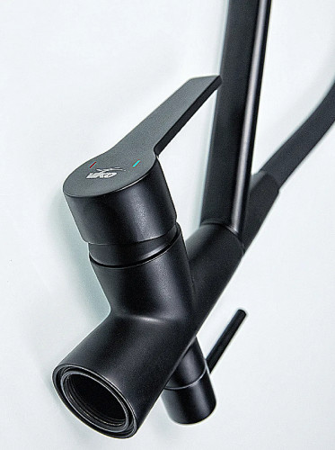 Смеситель для кухни Viko V-5502 Черный матовый латунь