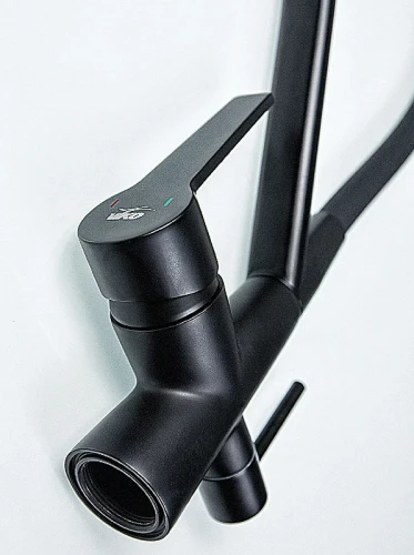 Смеситель для кухни Viko V-5502 Черный матовый латунь