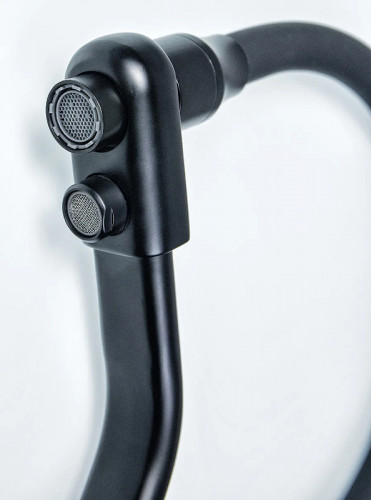 Смеситель для кухни Viko V-5502 Черный матовый латунь