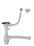Сифон для кухонной мойки Aquanet 372022 цвет Белый