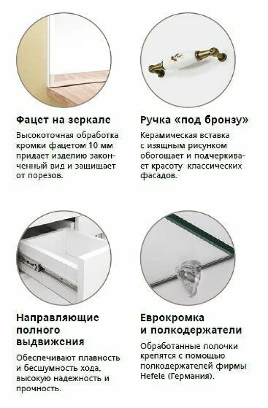 Тумба под раковину Style Line Олеандр 2 Люкс 65 ЛС-00000199 Рельеф пастель МДФ / ЛДСП