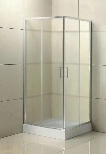 Душевой уголок BelBagno Uno 95х95 UNO-195-A-2-95-P-Cr профиль Хром стекло рифленое