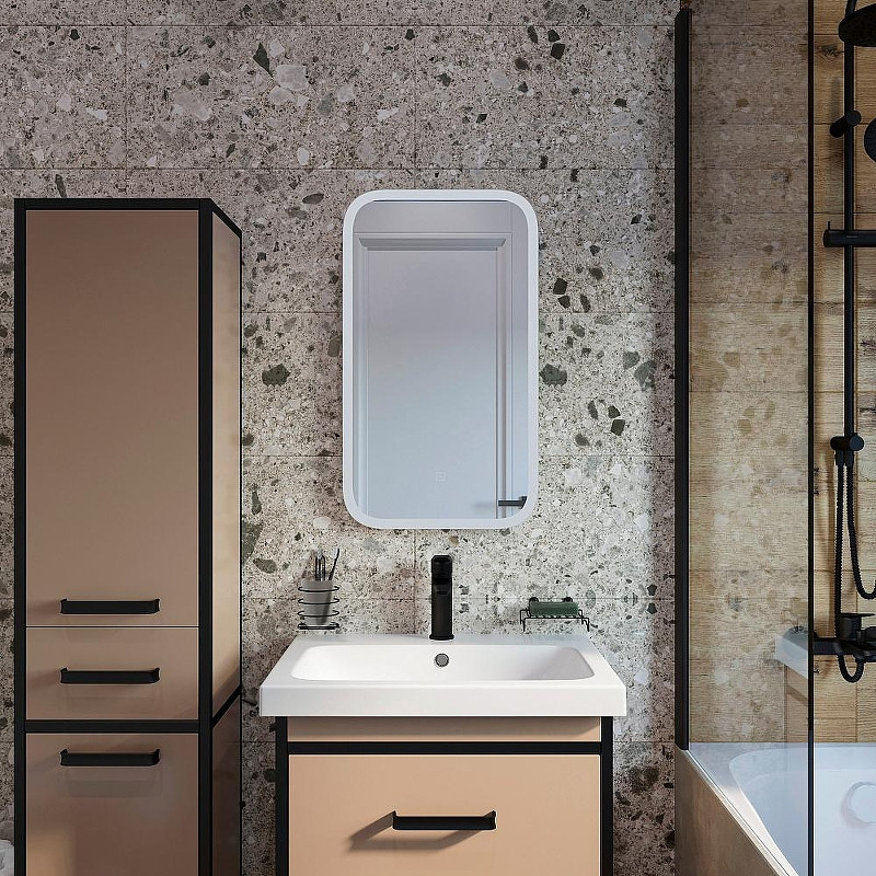 Зеркало DIWO Псков 70 ЗЛП1727 с подсветкой с сенсорным выключателем