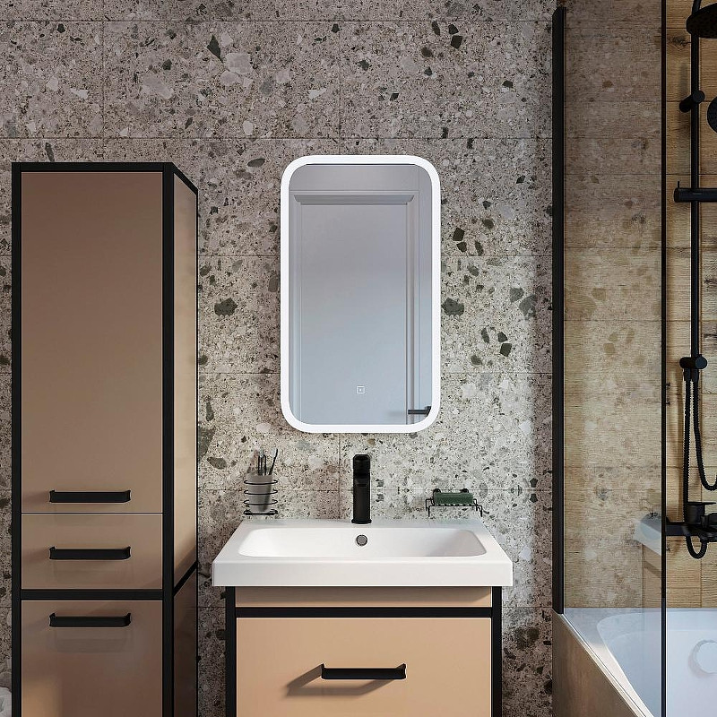 Зеркало DIWO Псков 70 ЗЛП1727 с подсветкой с сенсорным выключателем