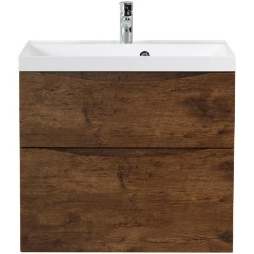 Тумба под раковину BelBagno Marino 70 MARINO-H60-700-2C-SO-RW-P подвесная Rovere Moro МДФ / ЛДСП