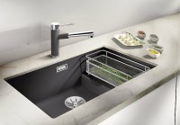 Кухонная мойка Blanco Subline 700-U Level 523547 Кофе искусственный камень (литьевой мрамор) встраиваемый