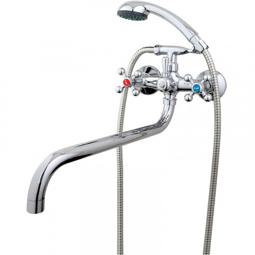 Смеситель для ванны Frap H19 F2619 универсальный Хром латунь на стену