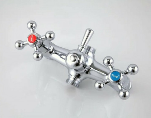 Смеситель для ванны Frap H19 F2619 универсальный Хром латунь на стену