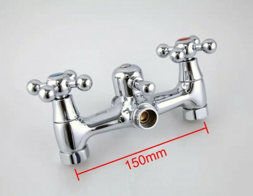 Смеситель для ванны Frap H19 F2619 универсальный Хром латунь на стену