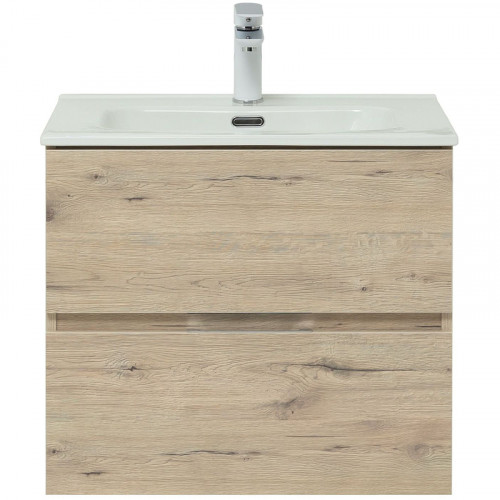 Тумба под раковину Aquanet Алвита New 60 277513 подвесная Дуб Веллингтон МДФ / ЛДСП