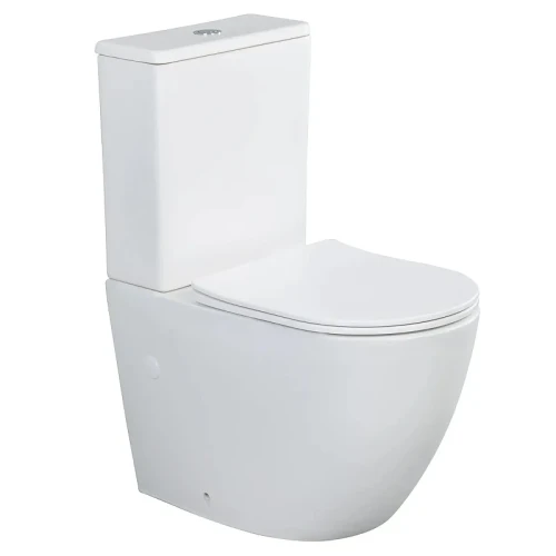 Унитаз компакт Splendy Light LI10163FYWMW цвет Белый матовый без бачка с сиденьем Микролифт