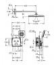 Душевая система Grohe Grohtherm 34865KF0 с термостатом цвет Черный матовый