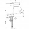 Смеситель для раковины Ideal Standard Ceraline BC268AA Хром латунь