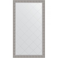 Зеркало Evoform Exclusive-G Floor 201х111 BY 6386 с гравировкой в багетной раме - Чеканка серебряная 90 мм стекло