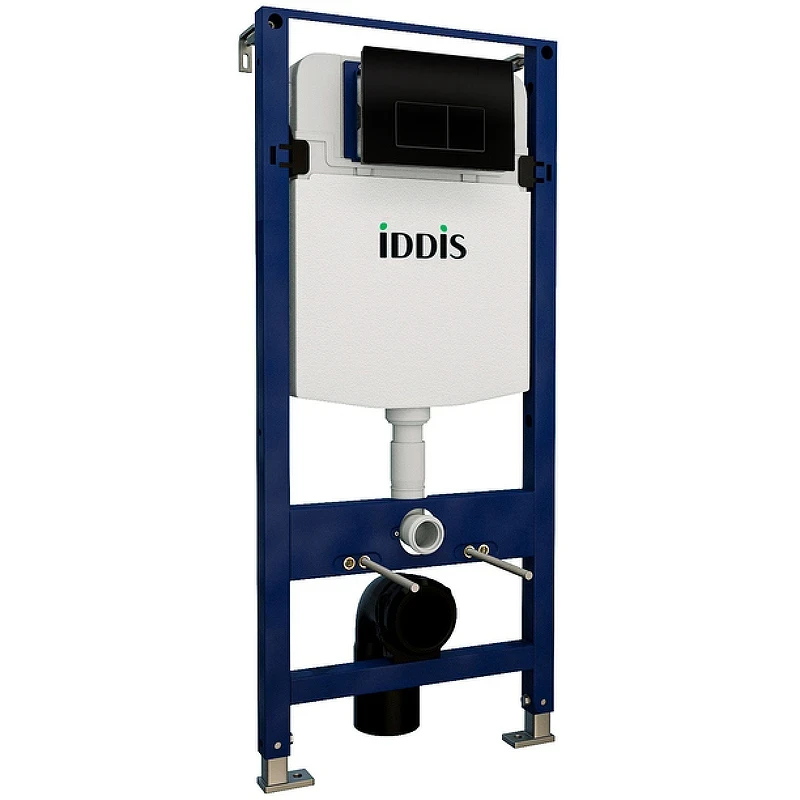 Инсталляция Iddis Optima Home OPH00MBi32K для унитаза с Черной клавишей смыва нержавеющая сталь