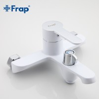 Смеситель для ванны Frap H41 F3241 Белый Хром латунь на стену