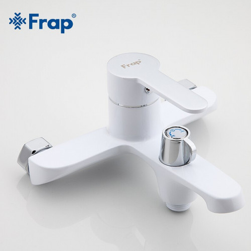 Смеситель для ванны Frap H41 F3241 Белый Хром латунь на стену