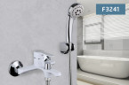 Смеситель для ванны Frap H41 F3241 Белый Хром латунь на стену