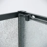 Душевой уголок Grossman Cosmo 120х70 120.K33.02.1270.21.02 профиль Черный матовый стекло шиншилла