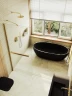 Душевая перегородка Maybah Glass MGD-737-3ш 890x1950 в широком профиле Золото стекло сатиновое