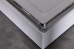 Душевой уголок Esbano ESR-8022 100x80 ESUGR8022 профиль Хром стекло рифленое