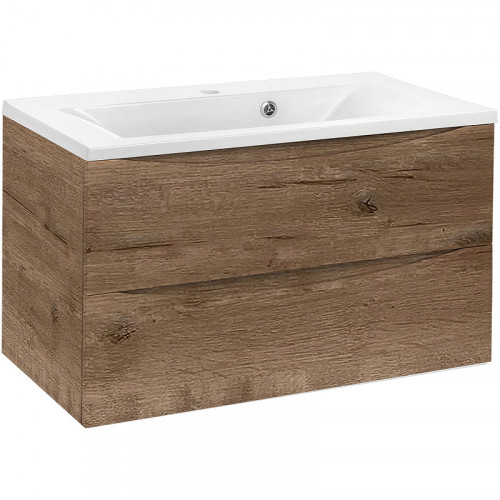 Тумба под раковину Vincea Mia 80 VMC-2MA800VO подвесная V.Oak МДФ / ЛДСП