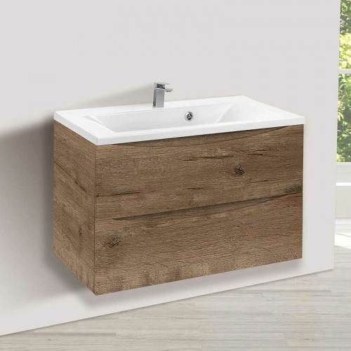 Тумба под раковину Vincea Mia 80 VMC-2MA800VO подвесная V.Oak МДФ / ЛДСП