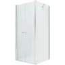 Душевой уголок New Trendy New Soleo Chrome 90x100 D-0145A/D-0093B профиль Хром стекло прозрачное