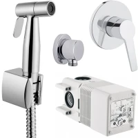 Гигиенический душ со смесителем Vitra Hygienic A49271EXP Хром латунь на стену