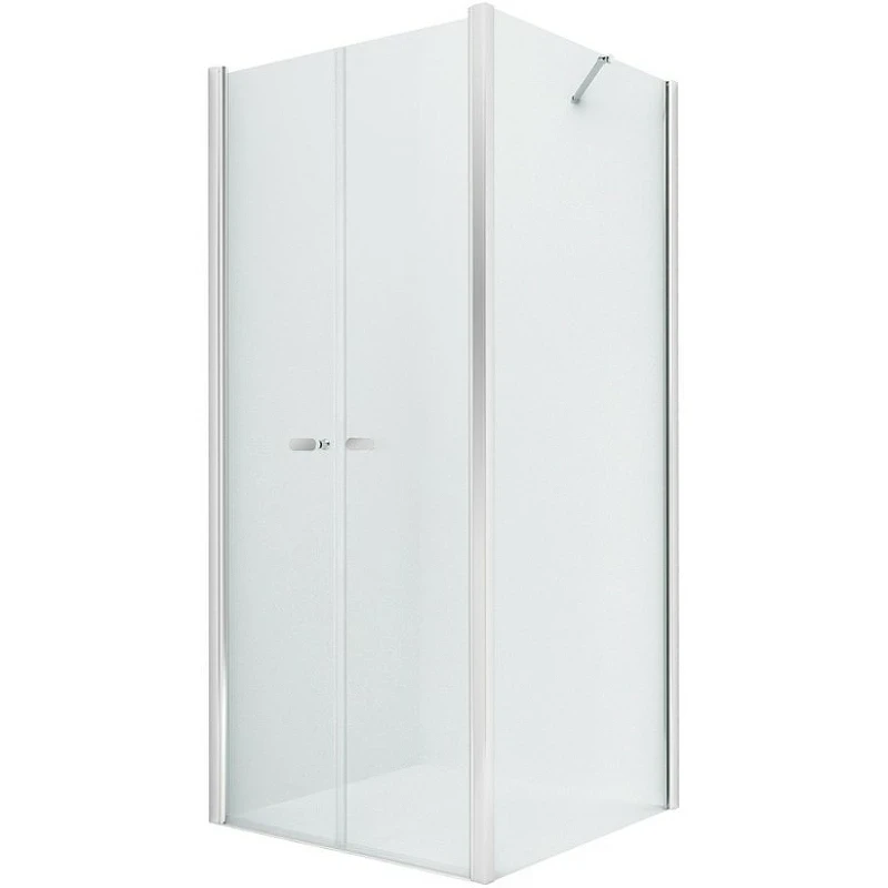 Душевой уголок New Trendy New Soleo Chrome 90x80 D-0145A/D-0091B профиль Хром стекло прозрачное
