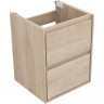 Тумба под раковину Aquanet Милан 50 336381 подвесная Дуб светлый МДФ / ЛДСП