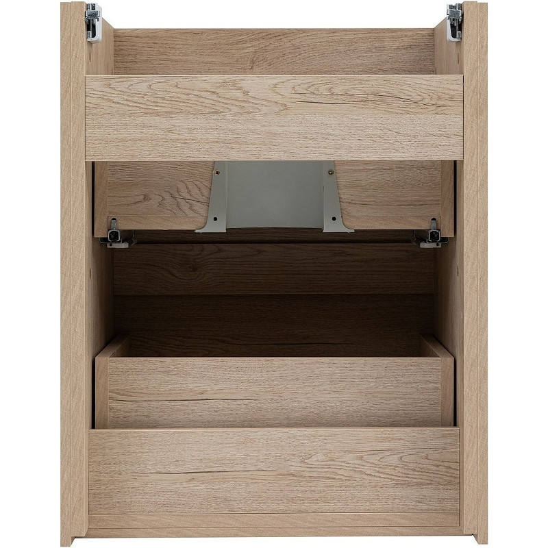 Тумба под раковину Aquanet Милан 50 336381 подвесная Дуб светлый МДФ / ЛДСП