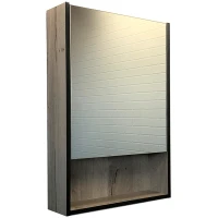 Зеркальный шкаф Comforty Вена 55 00-00009271 Дуб дымчатый МДФ / ЛДСП, стекло