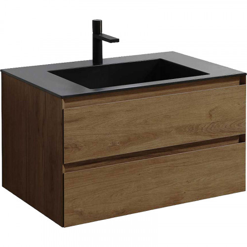 Тумба под раковину Vincea Luka 80 VMC-2L800TO подвесная T.Oak МДФ / ЛДСП