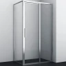 Душевой уголок WasserKRAFT Lopau 120x90 32S07R профиль Хром стекло прозрачное