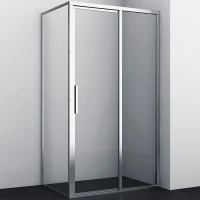 Душевой уголок WasserKRAFT Lopau 120x90 32S07R профиль Хром стекло прозрачное