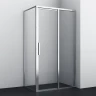Душевой уголок WasserKRAFT Lopau 120x90 32S07R профиль Хром стекло прозрачное