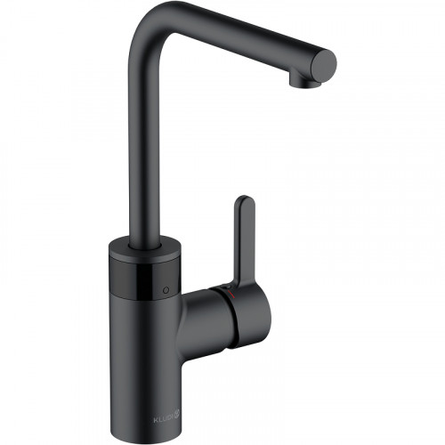 Смеситель для кухни Kludi E-Go 422306675 Черный матовый латунь