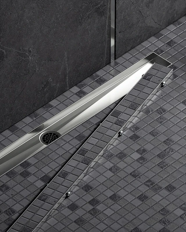 Душевой лоток Timo Drain System 60 DS230206/00 с решеткой Хром / под плитку