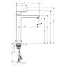 Смеситель для раковины Hansgrohe Metris 31184000 Хром латунь