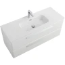 Тумба под раковину Cezares Eco-Cer-N 120 ECO-CER-N-1200-2C-SO-BL подвесная Bianco Lucido без ручек МДФ / ЛДСП