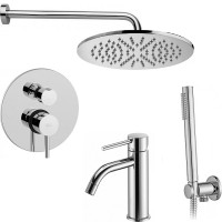 Комплект смесителей Paffoni Light KITLIG018CR071 Хром латунь