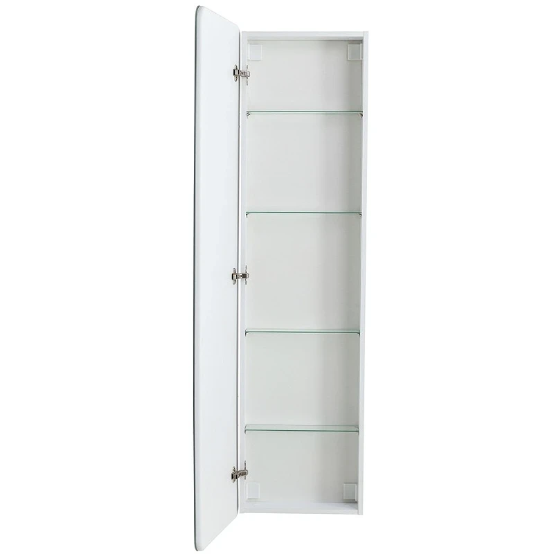 Зеркальный шкаф BelBagno Marino 45 SPC-MAR-450/1600-1A-LED-TCH с подсветкой Белый МДФ / ЛДСП, стекло