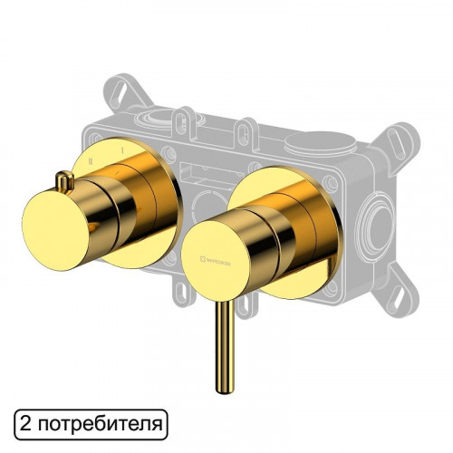 Смеситель для душа Whitecross Y gold Y1242GL цвет Золото