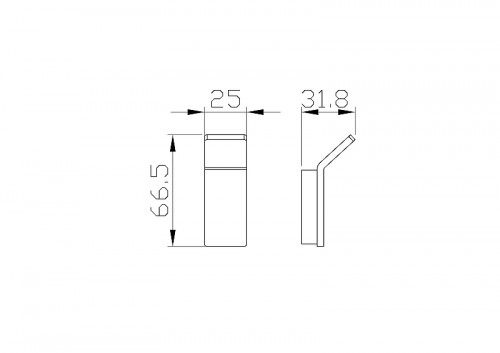 Крючок Wonzon &amp; Woghand Lotte WW-8315A-BGM цвет Темный графит