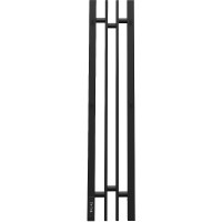 Электрический полотенцесушитель Point Фрея PN20728B П2 140x800 диммер слева Черный