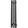 Электрический полотенцесушитель Point Фрея PN20728B П2 140x800 диммер слева Черный
