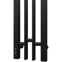 Электрический полотенцесушитель Point Фрея PN20728B П2 140x800 диммер слева Черный