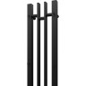 Электрический полотенцесушитель Point Фрея PN20728B П2 140x800 диммер слева Черный